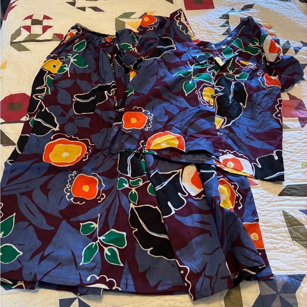 JEANNE PIERRE Multicolor Floral Dress